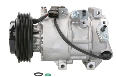 Compresor aer conditionat Hyundai IX35 (LM), 2009-2015, Kia Sportage (JE), 2010-2015, motorizare 2.0 120kw, benzina, rola curea 119 mm, 6 caneluri, d foto