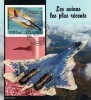 DJIBOUTI 2022 - Avioane moderne, Stampilat