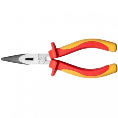 Cleste cu cioc semirotund si muchie taietoare 160 mm 1000v vde neo tools 01-242 HardWork ToolsRange foto