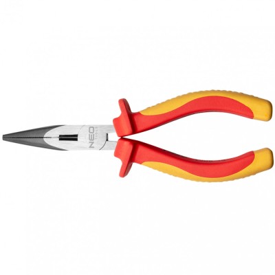 Cleste cu cioc semirotund si muchie taietoare 160 mm 1000v vde neo tools 01-242 HardWork ToolsRange foto