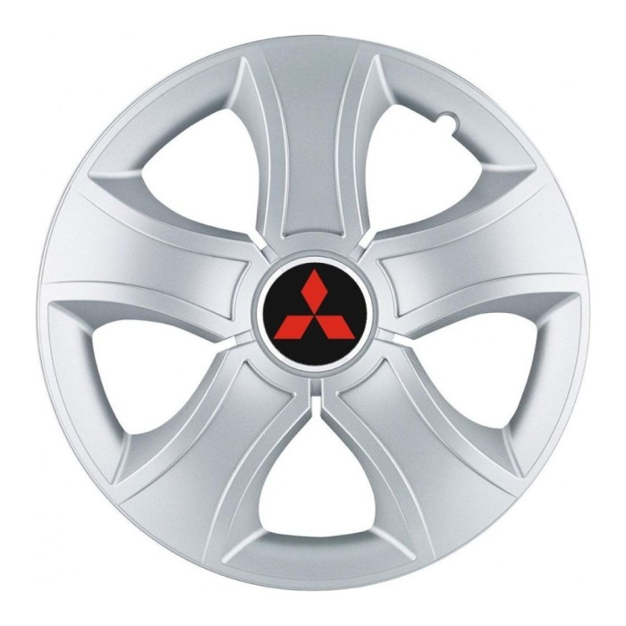 Set 4 Capace Roti 14 inchi (R14) Bis Gri, Compatibile Cu Mitsubishi