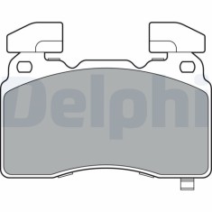 Set placute frana fata DELPHI, Chevrolet Camaro Convertibil, 09.2015-, Camaro, 09.2015-, Corvette/ Corvette Cabriolet (C7), 2013-; Opel Insignia B Co