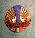 Insigna Fruntas in coop de consum