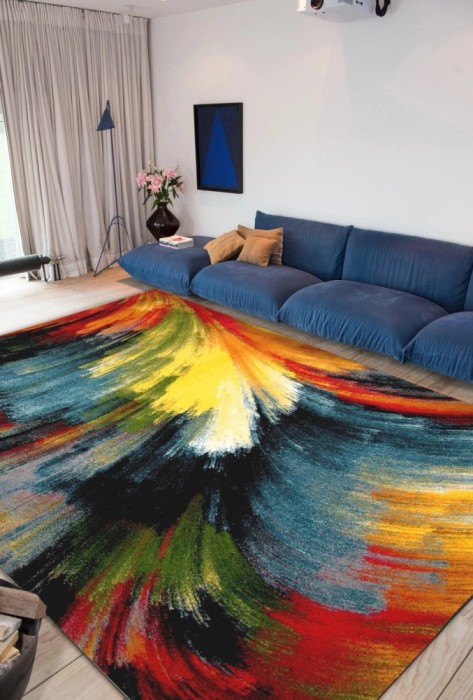 Covor Modern, Kolibri 11017 , Diferite Dimensiuni, Multicolor - 80x150 cm