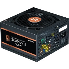 SURSA Zalman GV3, 750W, certificare 80 Plus Bronze, non-modular, fan 120mm, negru, ZM750-GV3 (timbru verde 2 lei)