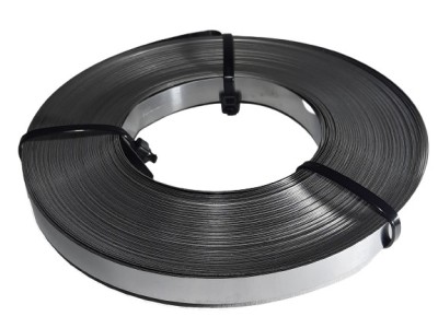 Banda metalica inox pentru prindere 20x0,7mm rola 30 metri foto