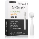 innoGIO GIOSonic Spare Heads capete de schimb pentru periuta de dinti GIOSonic 4 buc