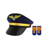 Palarie de pilot cu epoleti, marimea L