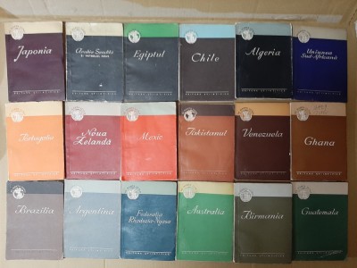 Colectia &amp;bdquo;Pe harta lumii&amp;rdquo; - seria veche - 18 vol (Arabia Saudită și petrolul arab, Australia, Federația Rhodezia-Nyasa, Uniunea Sud-Africană etc.) foto