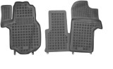 Set covorase auto din cauciuc Crafter, 02.2017-, negru, 2 bucati