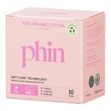 Absorbante de zi din Bumbac Organic, 10 bucati, Phin