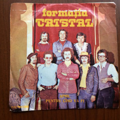 formatia cristal april / pentru cand va fi disc single muzica rock EDC 10691 VG+