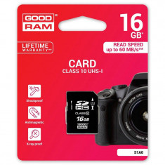 Card Goodram S1A0 SD 16GB Clasa 10 UHS-I foto