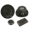 Set Difuzoare Auto 5 inch K&amp;M, Tweetere + Filtre Audio, 100W, 80-20kHz