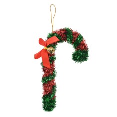 Ornament brad Acadea verde rosie 9x2x16 cm