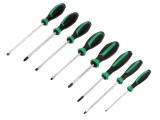 Set șurubelnițe universal DRALL+, 8 buc., oțel cromat, Phillips și plată