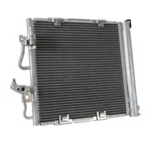 Condensator climatizare Opel Astra G, 04.2003-12.2009, motor 1.7 CDTI, 59 kw diesel, cutie manuala, full aluminiu brazat, 410 (360)x380 (365)x17 mm,