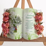 Cadou personalizat femei mama bunica primavar mărțișoar ghiocei flori StelutaD, Acrilic, Art Deco
