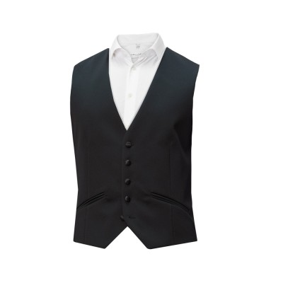 Vesta ceremonie slim neagra V002 foto