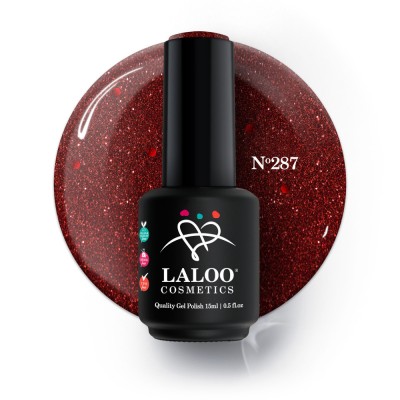 287 Christmas Red | Laloo gel polish 15ml foto