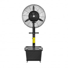 Ventilator cu pulverizare apa-industrial MUHLER MF-3044, 40 litri, 230W, 75 cm, 3 trepte viteza, Negru foto