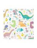 Set 10 servetele dinozauri 33x33 cm
