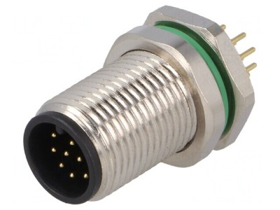 Soclu M12 12 PIN pentru DeviceNet/CANopen THT IP67 foto