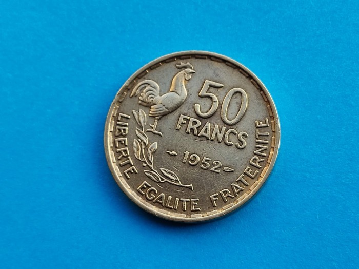 50 Francs 1952 Franta-XF+++