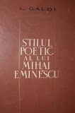 Stilul poetic al lui Mihai Eminescu