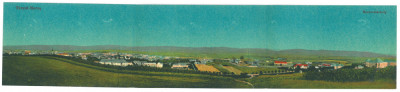 5066 - TARGU-MURES, panorama, Romania - old 3 postcards - used - 1940 foto