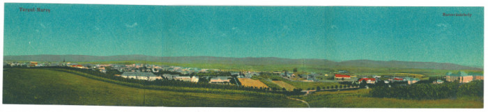 5066 - TARGU-MURES, panorama, Romania - old 3 postcards - used - 1940
