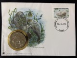 Togo 1996 - Lamantin african, Medalie WWF de 30 de ani &ndash; Numisbrief