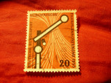 Serie 1 valoare RFG 1955 - Conferinta Europeana , val. 20 pf stampilat