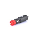 Mufa bricheta 2 dimensiuni standard si mufa mica DIN / ISO 4165 cu buton Cod: MCB053 Automotive TrustedCars