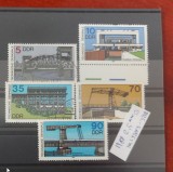 TS21 - Timbre serie DDR 1988 Mi 3203-07, Stampilat