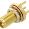Conector SMA soclu mamă drept THT PTFE aurit GCT RFPC-SMA16-FN-A