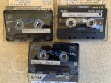 Lot 3 Casete FUJI CrO2 - Inregistrate o singura data - 20