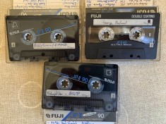 Lot 3 Casete FUJI CrO2 - Inregistrate o singura data - 20