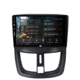 Cumpara ieftin Navigatie HUB64 Peugeot 207, 4GB RAM, Android 13, Quadcore, DSP, GPS, Wi-FI, Carplay, Android Auto, USB, Bluetooth, Waze, Touchscreen, 9 inch