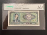 Romania 50 lei 1966 pick 96a grad 66 pmg