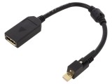 Adaptor DisplayPort soclu, mini DisplayPort mufă, 0,25m - DELOCK