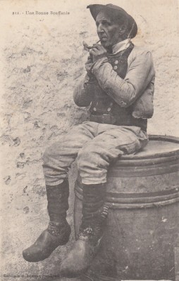 C.P. Franta 1932 - UN BUN FUMATOR de PIPA - Circulata foto