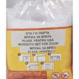 Plasa cu adeziv arici pentru ferestre impotriva insectelor dimensiune maxima 120x220 cm culoare alba