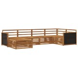 vidaXL Set de canapele de exterior 6 pcs natural 3383552