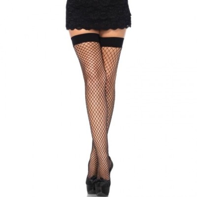 LEG AVENUE - FISHNET THIGH HIGHS BLACK ONE SIZE foto