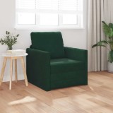 vidaXL Pat canapea 60cm Verde &icirc;nchis Catifea 4106616