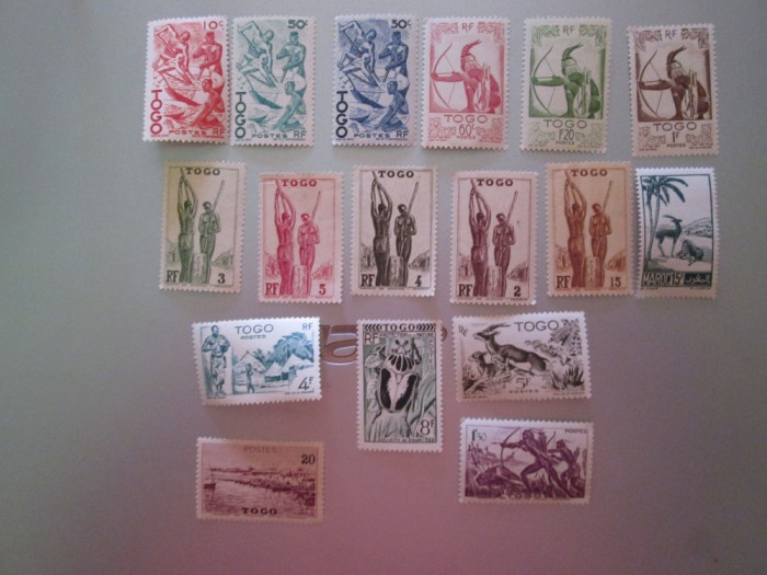 TOGO COLONIE FRANCEZA SERIE MNH/MH=302