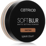 Catrice Soft Blur Matte pudră liberă pentru fixare culoare 040 Tan 8 g