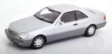 Macheta Mercedes 600 SEC (C140) 1992 silver - KK Models 1/18, 1:43