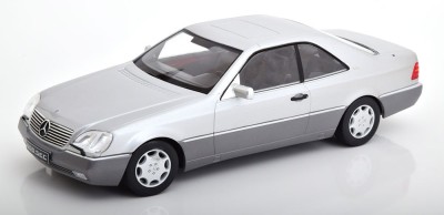 Macheta Mercedes 600 SEC (C140) 1992 silver - KK Scale 1/18 foto